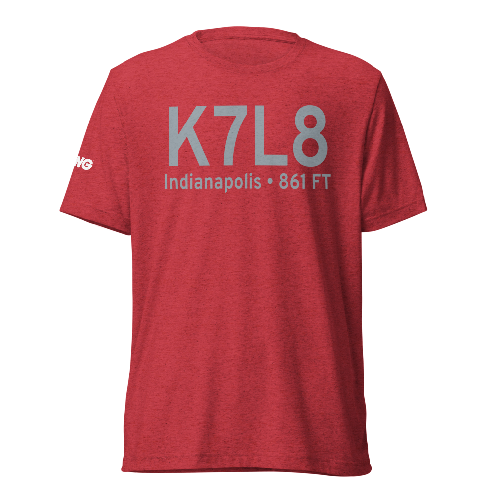 Post-Air Airport (K7L8) ICAO Tri-blend T-Shirt 