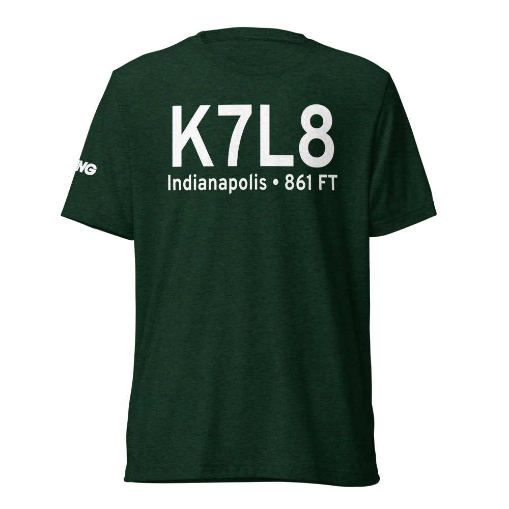 Post-Air Airport (K7L8) ICAO Tri-blend T-Shirt 