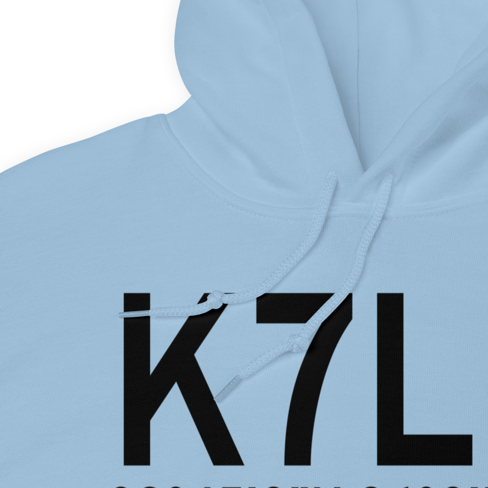 Post-Air Airport (K7L8) ICAO Hoodie Sweatshirt 