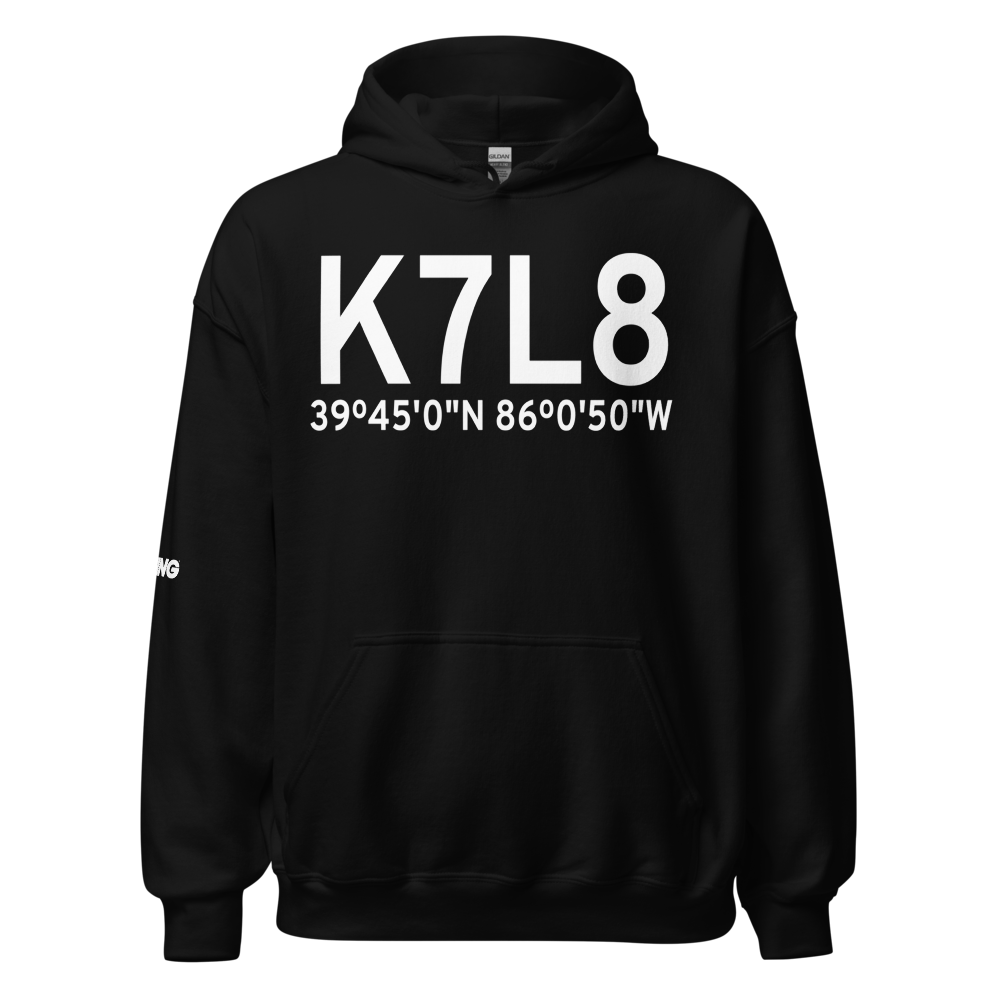 Post-Air Airport (K7L8) ICAO Hoodie Sweatshirt 