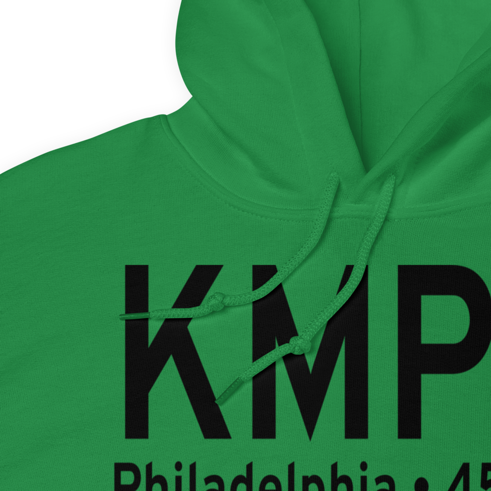 Philadelphia Municipal Airport (KMPE) ICAO Hoodie Sweatshirt 