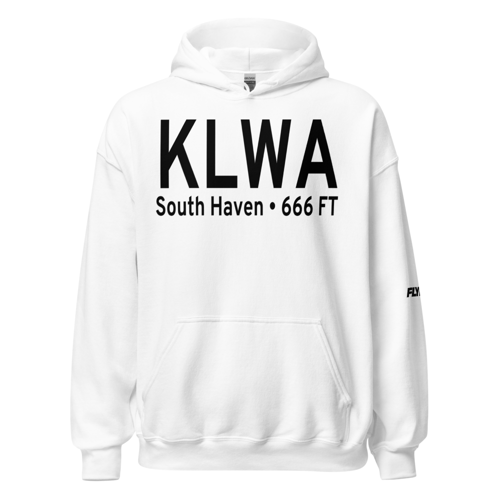 South Haven Area Regional Airport (KLWA) ICAO Hoodie Sweatshirt 