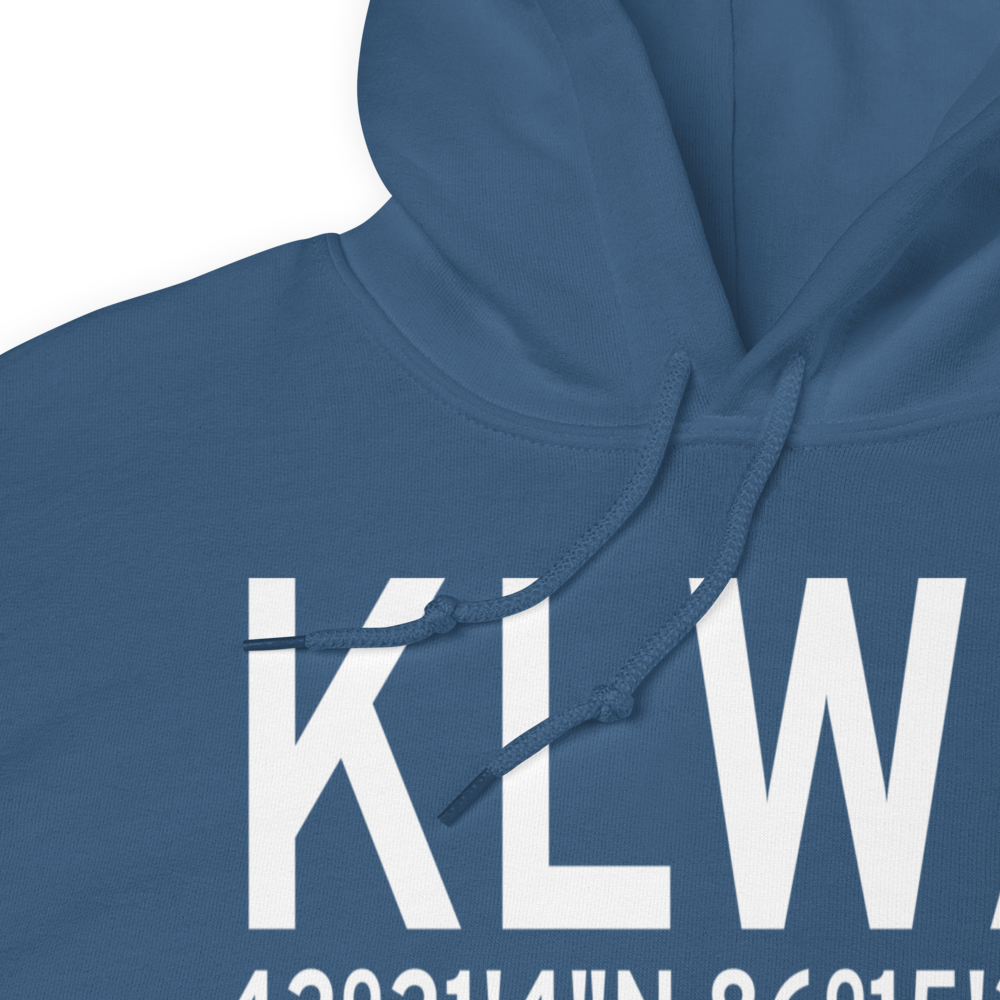 South Haven Area Regional Airport (KLWA) ICAO Hoodie Sweatshirt 