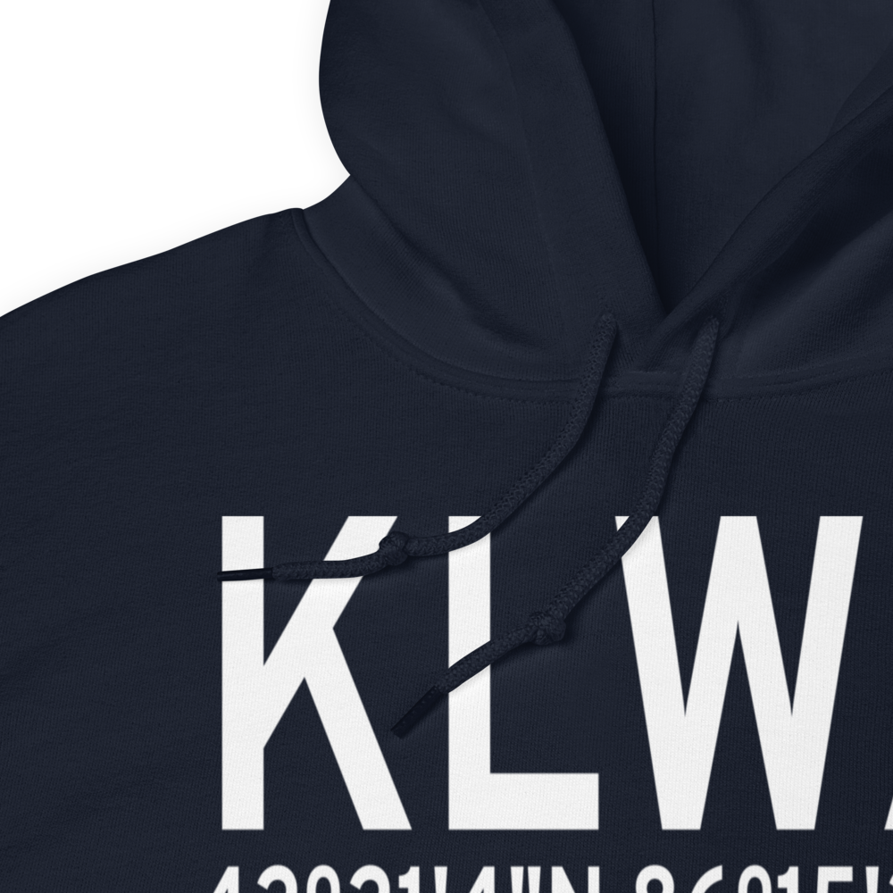 South Haven Area Regional Airport (KLWA) ICAO Hoodie Sweatshirt 
