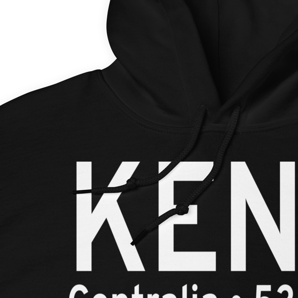 Centralia Municipal Airport (KENL) ICAO Hoodie Sweatshirt 