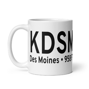 Des Moines International Airport (KDSM) ICAO Mug