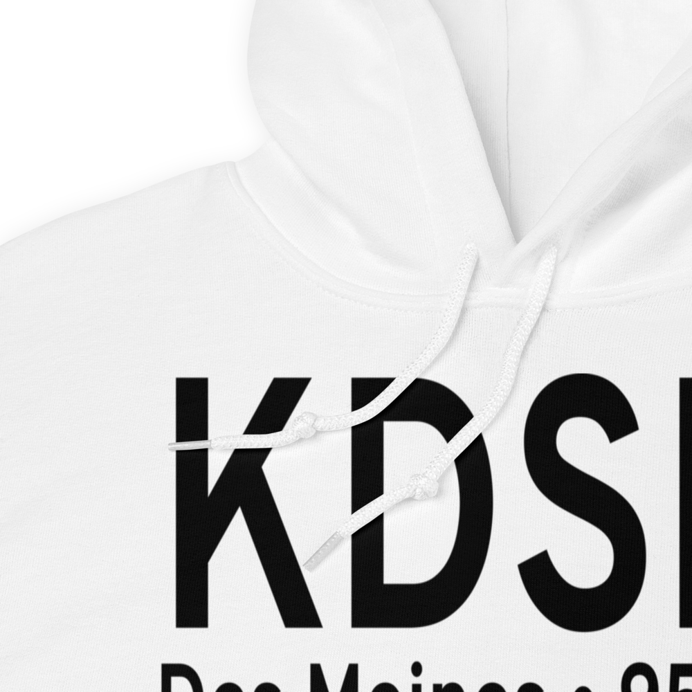 Des Moines International Airport (KDSM) ICAO Hoodie Sweatshirt 