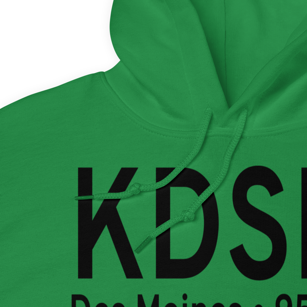 Des Moines International Airport (KDSM) ICAO Hoodie Sweatshirt 