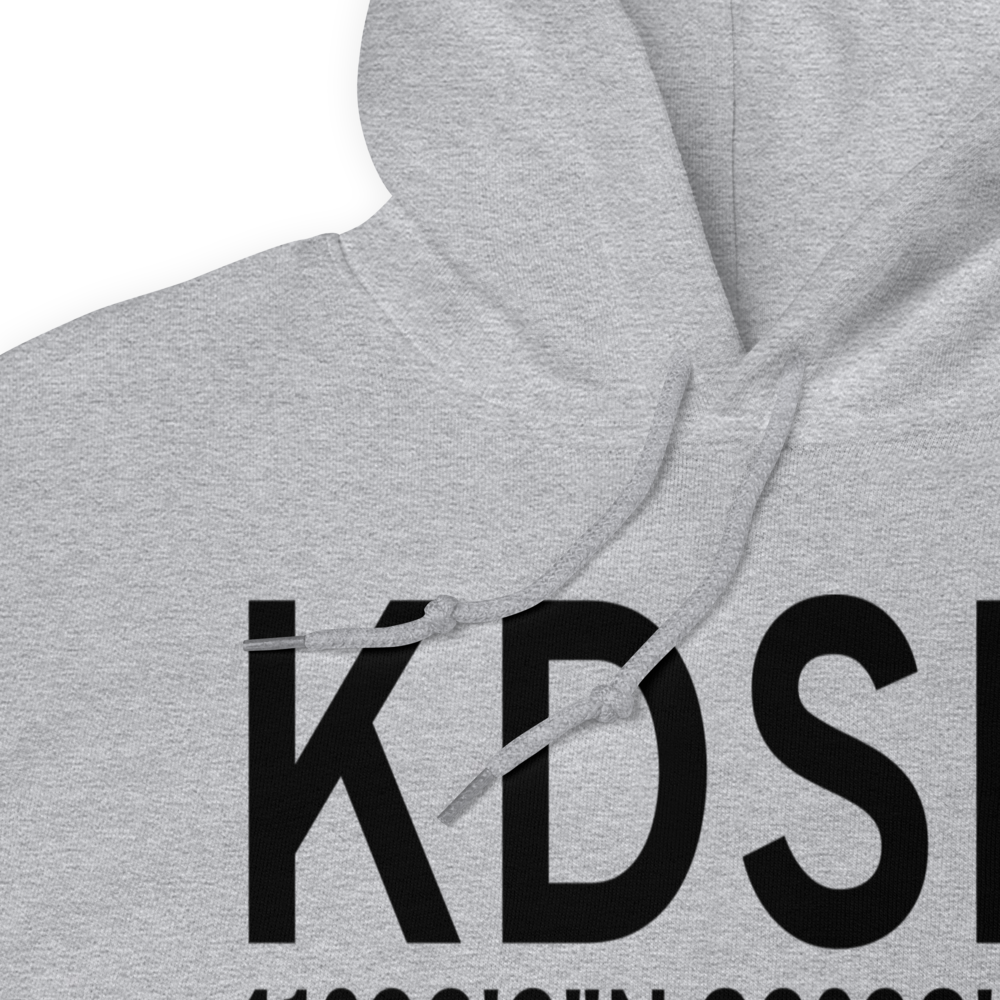 Des Moines International Airport (KDSM) ICAO Hoodie Sweatshirt 