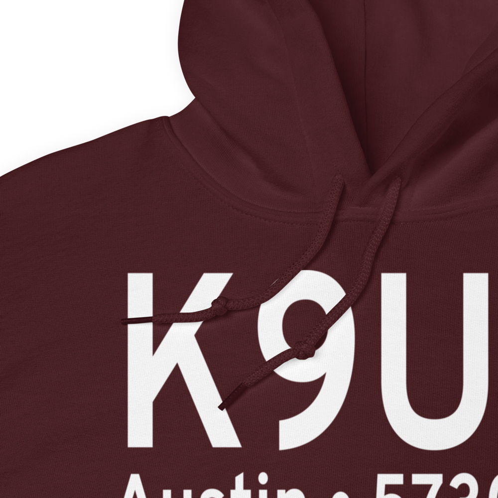 Austin Airport (K9U3) ICAO Hoodie Sweatshirt 
