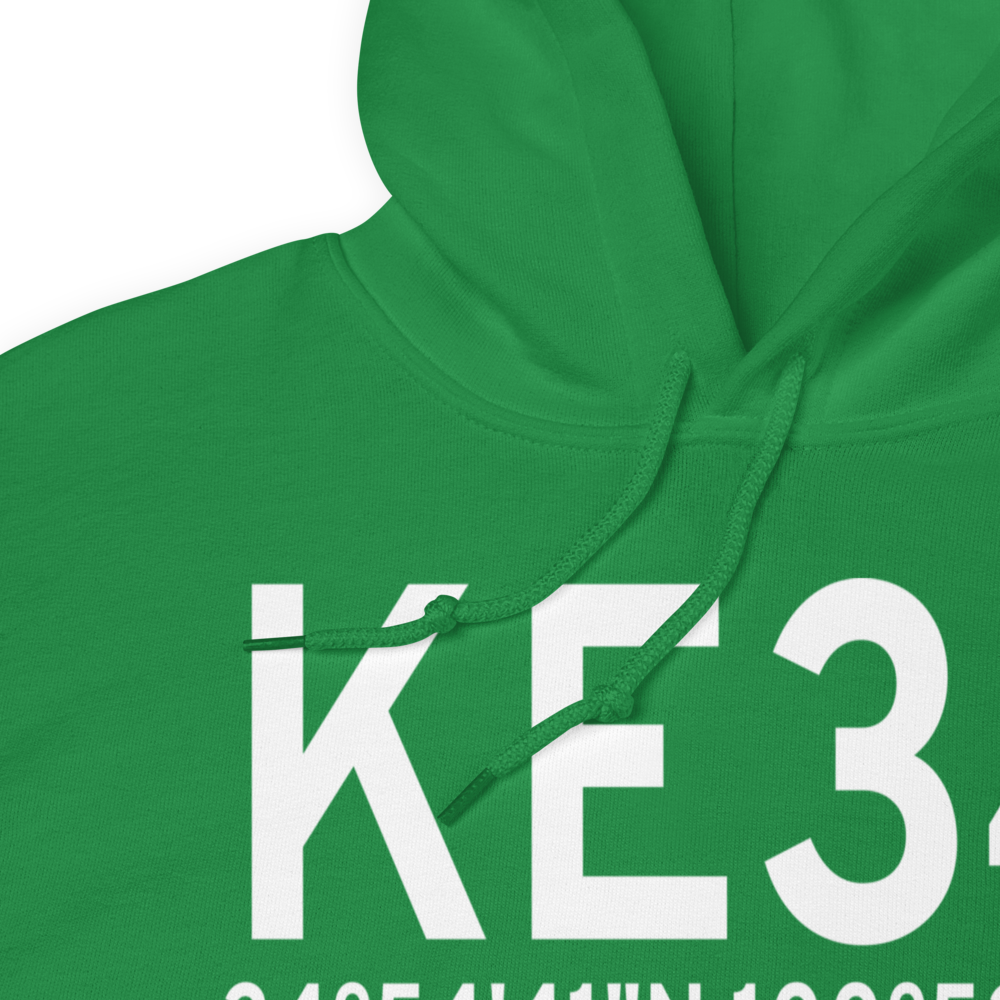 Smiley Johnson Municipal Airport-Bass Field (KE34) ICAO Hoodie Sweatshirt 
