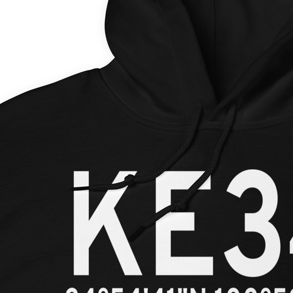Smiley Johnson Municipal Airport-Bass Field (KE34) ICAO Hoodie Sweatshirt 
