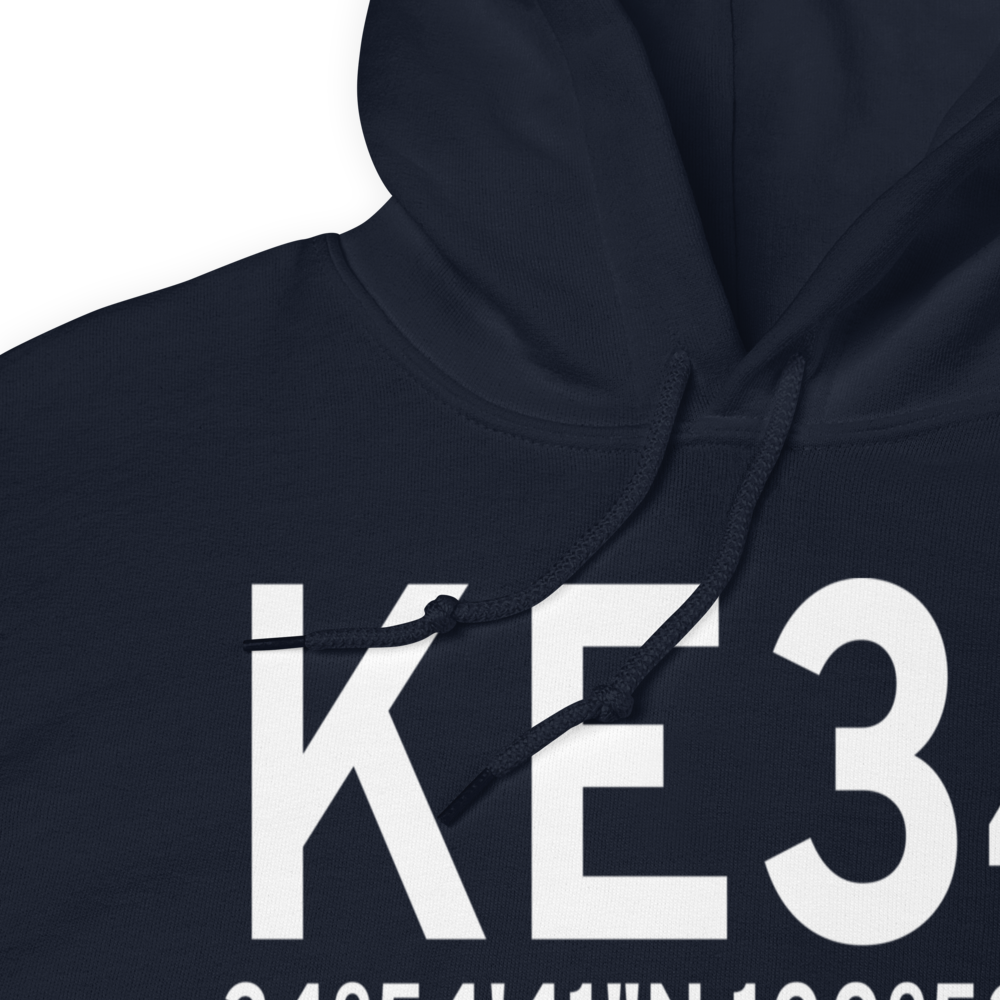 Smiley Johnson Municipal Airport-Bass Field (KE34) ICAO Hoodie Sweatshirt 