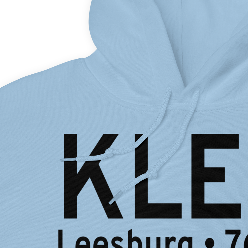 Leesburg International Airport (KLEE) ICAO Hoodie Sweatshirt 
