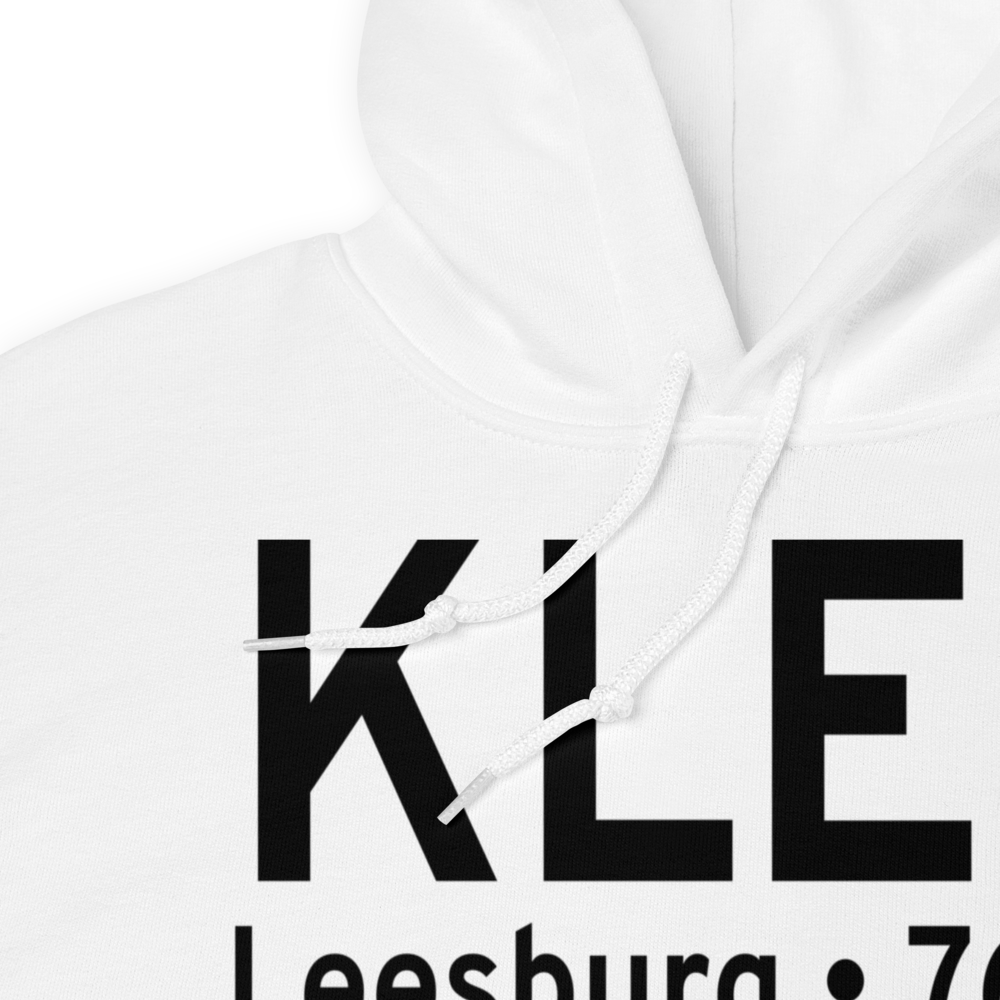 Leesburg International Airport (KLEE) ICAO Hoodie Sweatshirt 