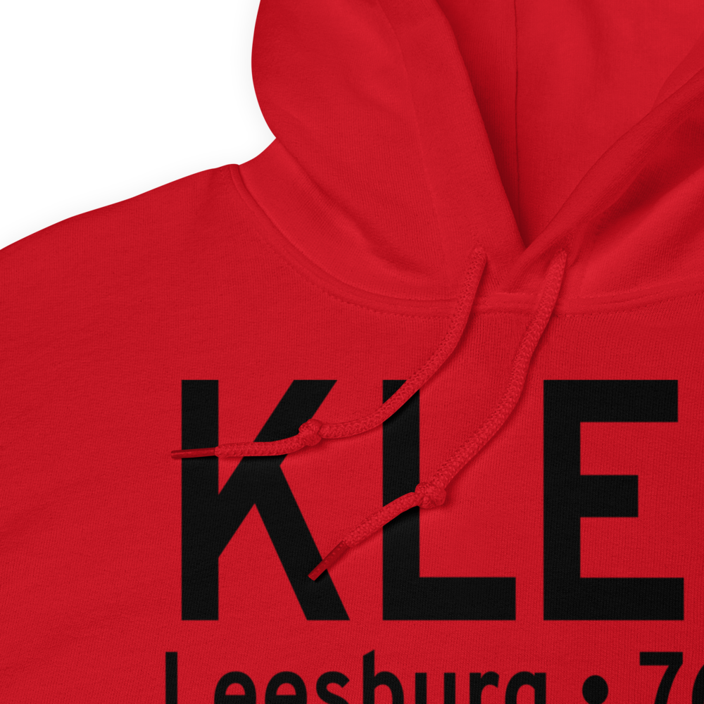 Leesburg International Airport (KLEE) ICAO Hoodie Sweatshirt 