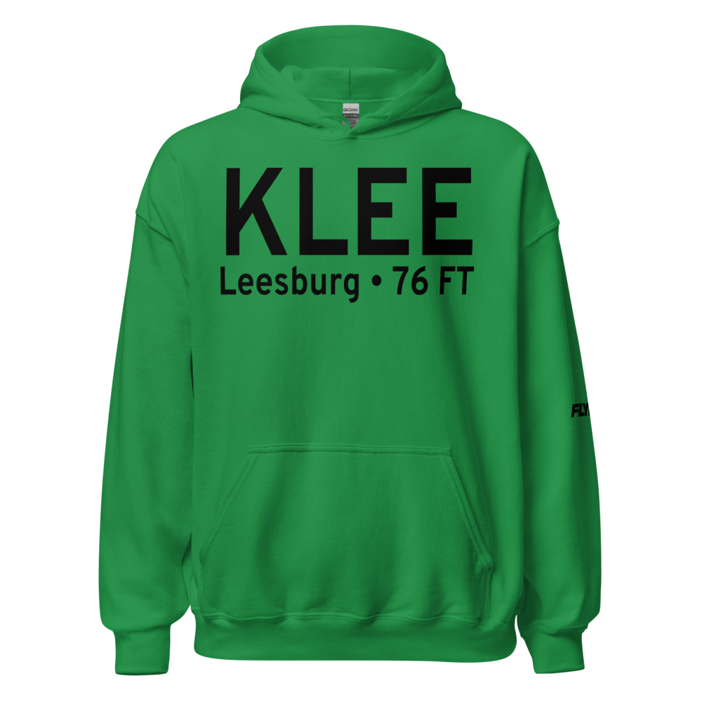Leesburg International Airport (KLEE) ICAO Hoodie Sweatshirt 