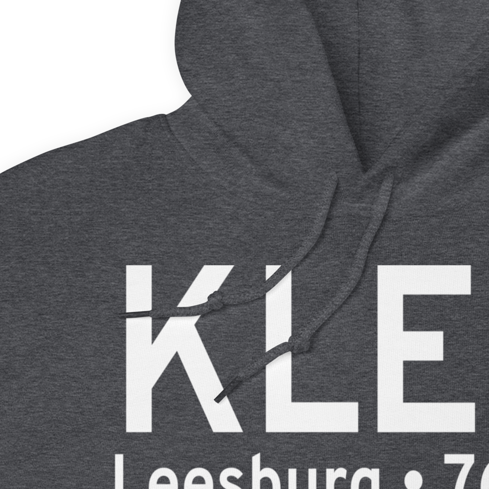 Leesburg International Airport (KLEE) ICAO Hoodie Sweatshirt 