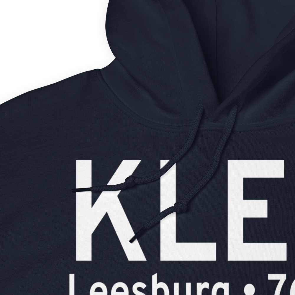 Leesburg International Airport (KLEE) ICAO Hoodie Sweatshirt 