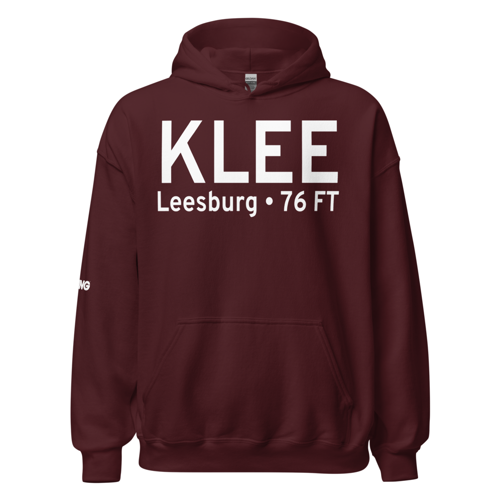 Leesburg International Airport (KLEE) ICAO Hoodie Sweatshirt 