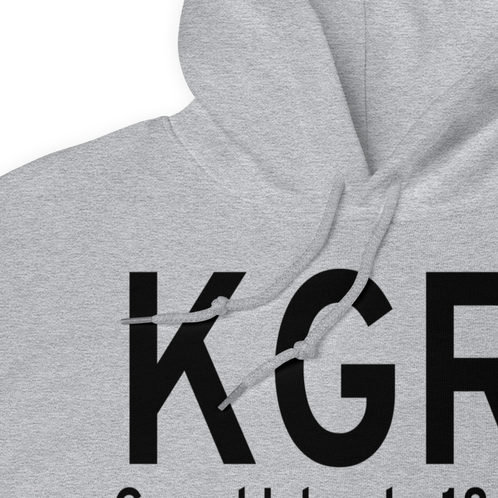 Central Nebraska Regional Airport (KGRI) ICAO Hoodie Sweatshirt 