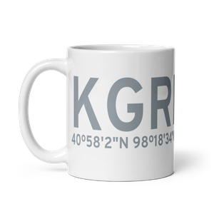 Central Nebraska Regional Airport (KGRI) ICAO Mug