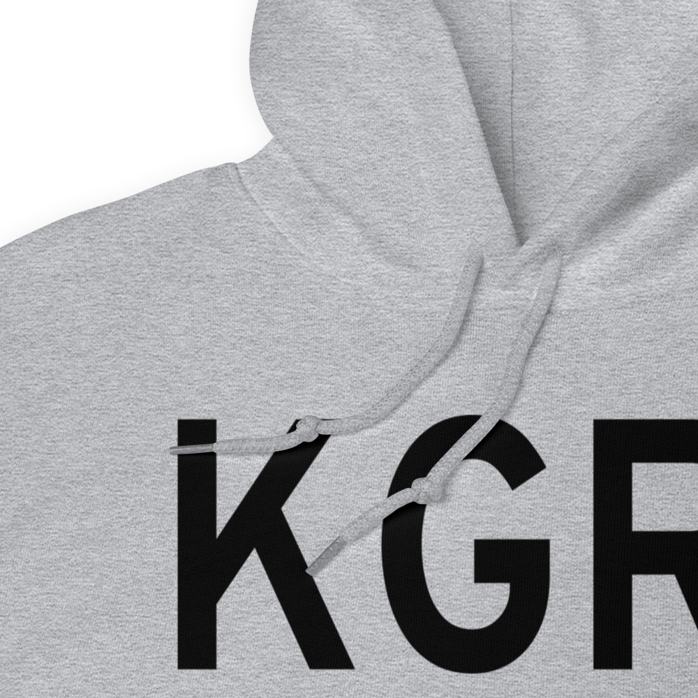 Central Nebraska Regional Airport (KGRI) ICAO Hoodie Sweatshirt 