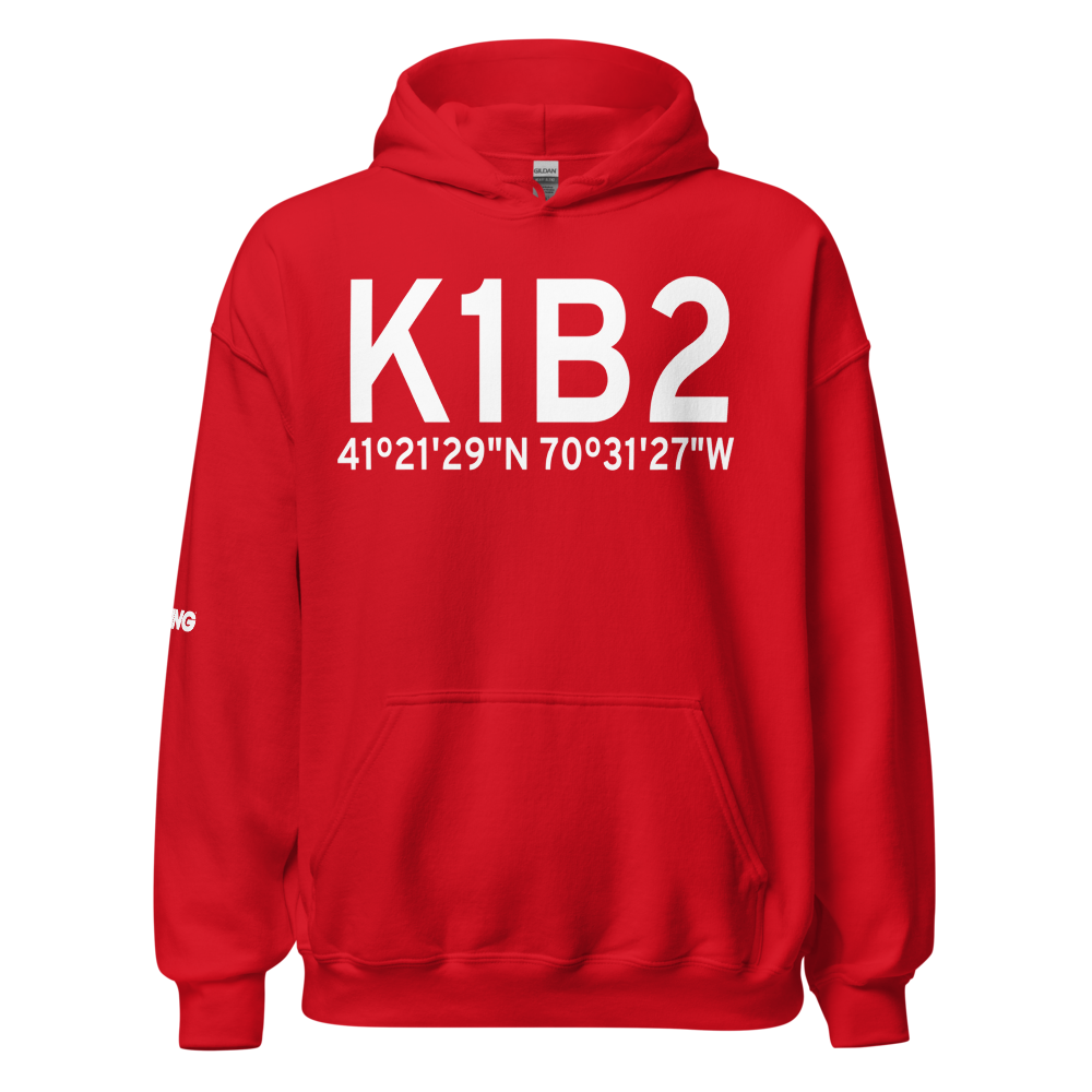 Katama Airpark (K1B2) ICAO Hoodie Sweatshirt 