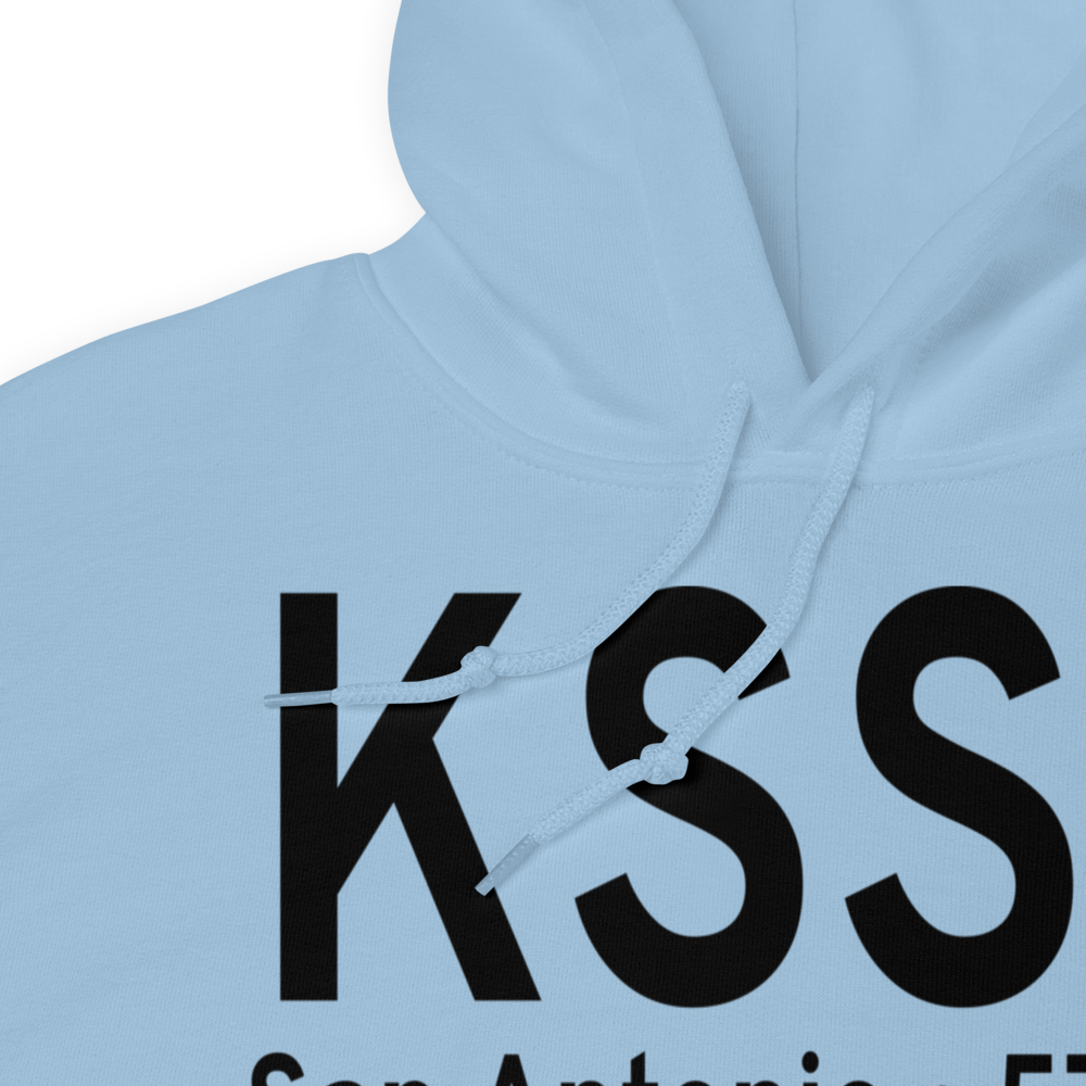 Stinson Municipal Airport (KSSF) ICAO Hoodie Sweatshirt 