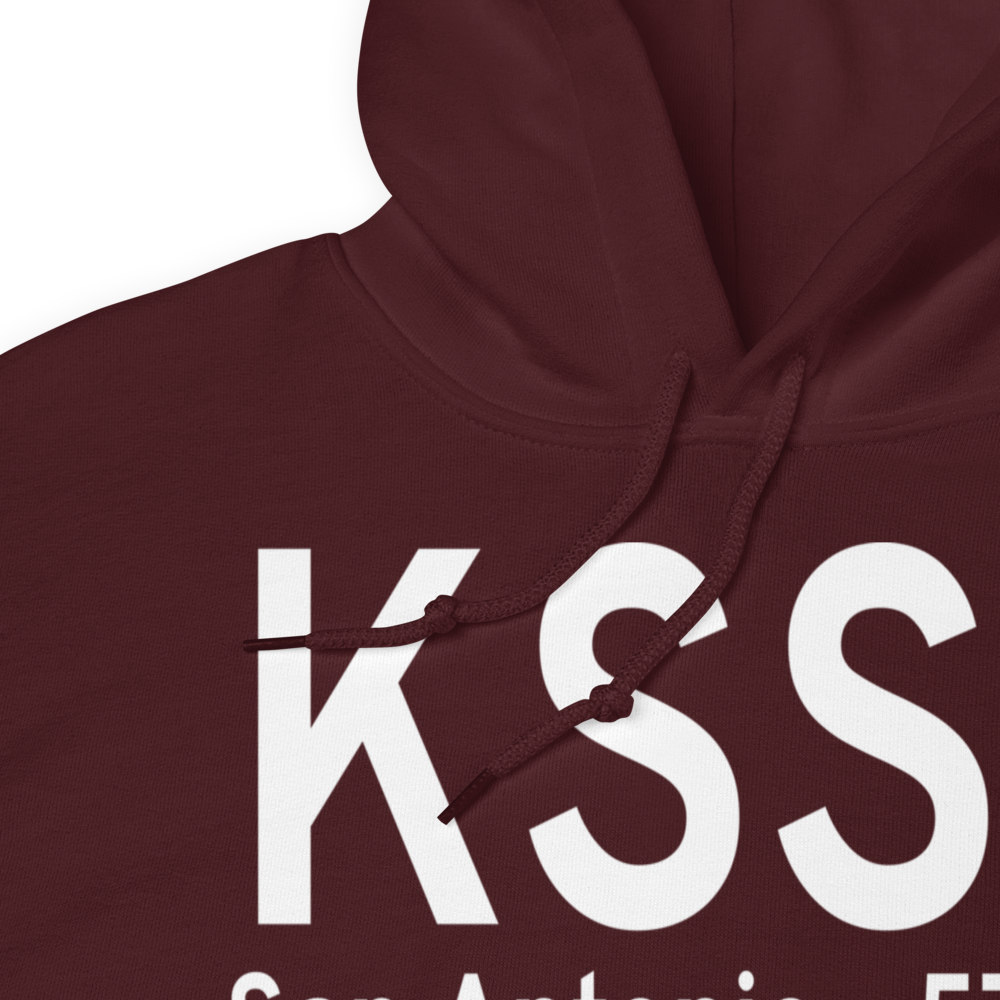 Stinson Municipal Airport (KSSF) ICAO Hoodie Sweatshirt 