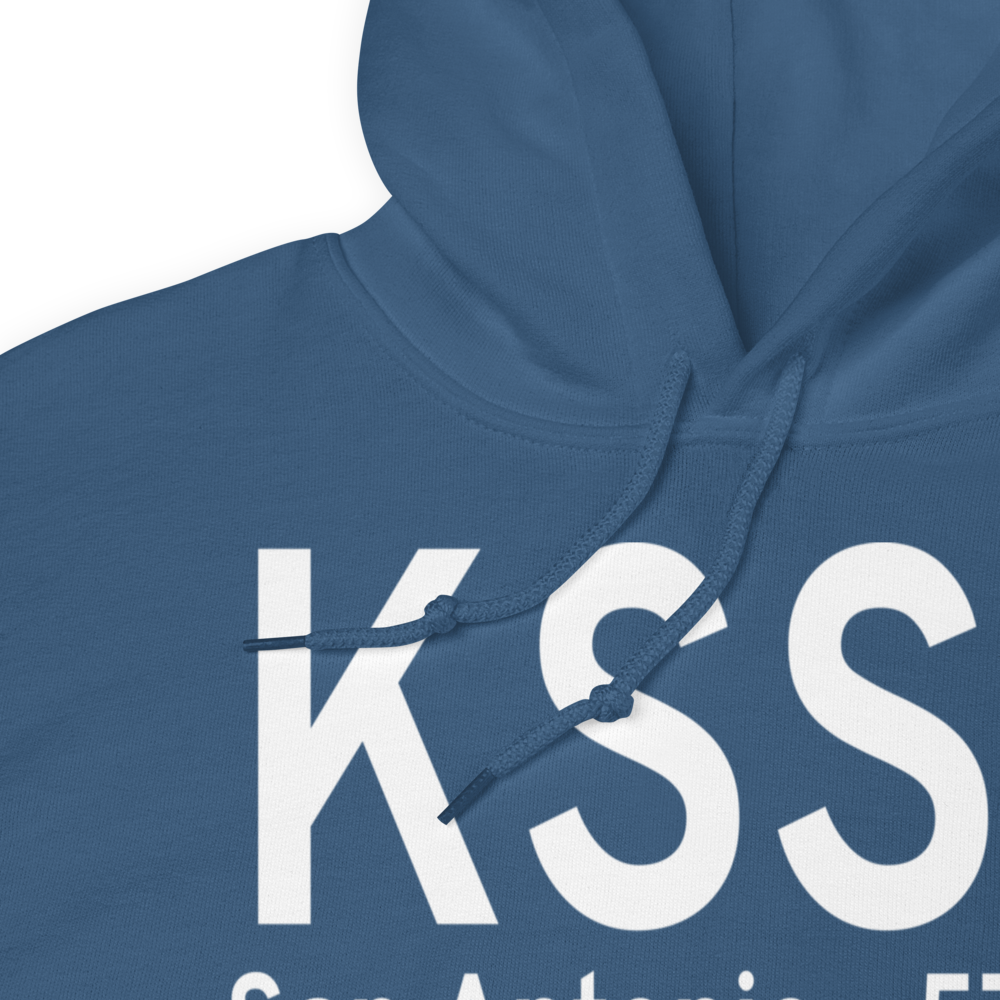 Stinson Municipal Airport (KSSF) ICAO Hoodie Sweatshirt 