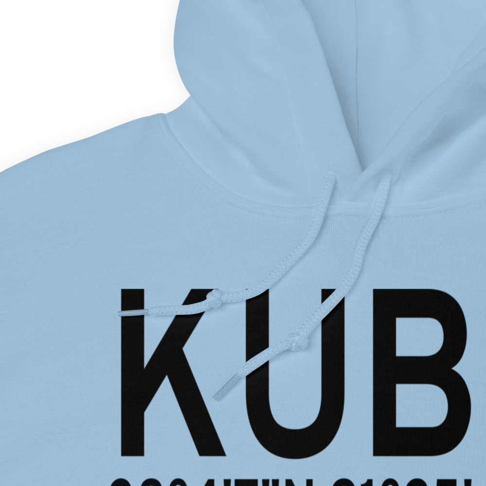 Cuba Municipal Airport (KUBX) ICAO Hoodie Sweatshirt 