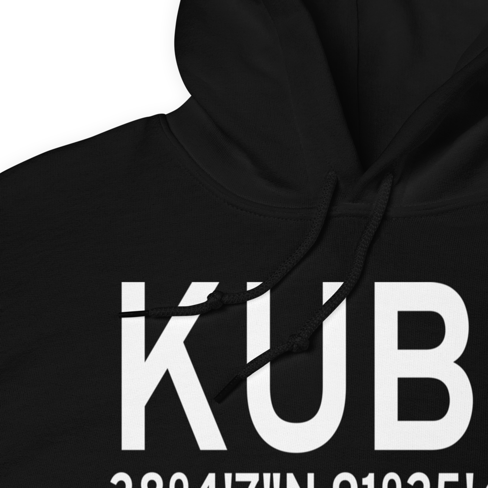 Cuba Municipal Airport (KUBX) ICAO Hoodie Sweatshirt 
