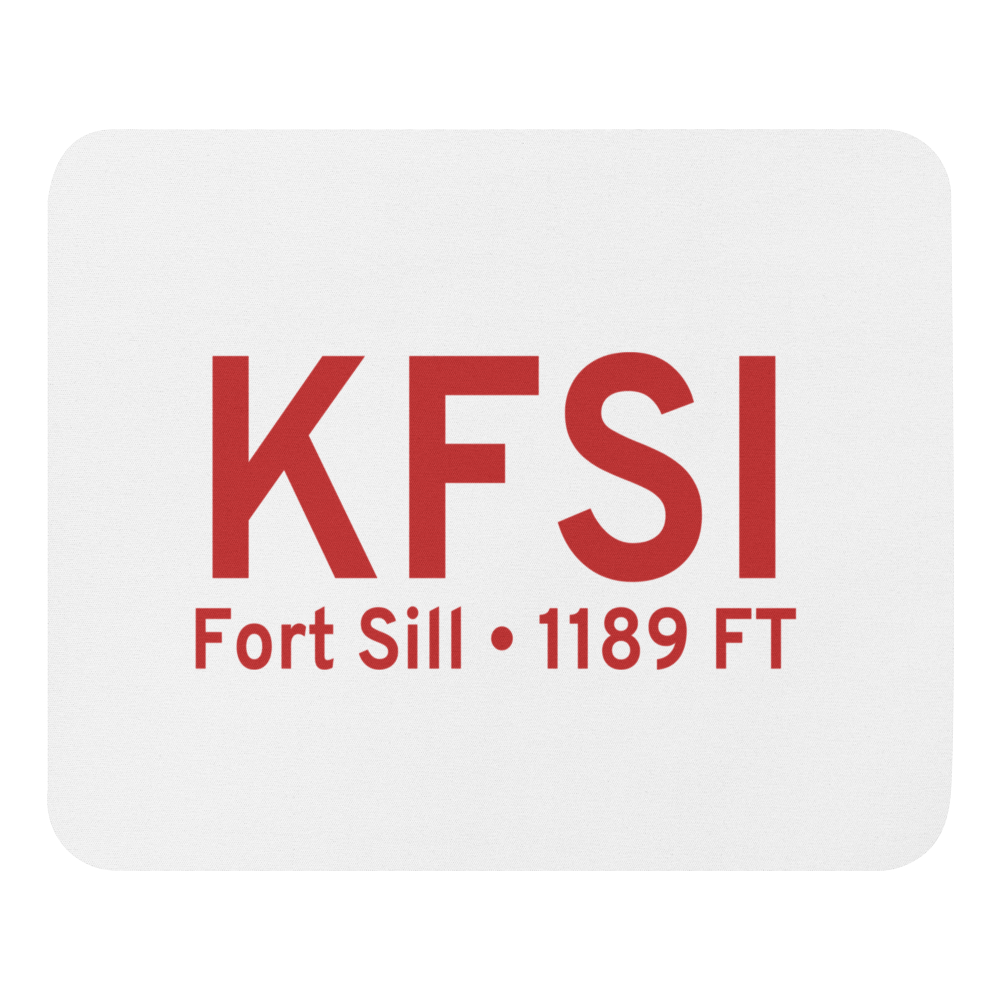 Henry Post Army Air Field (Fort Sill) (KFSI) ICAO  Mouse Pad 