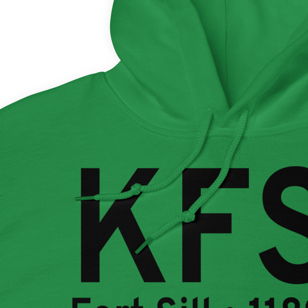 Henry Post Army Air Field (Fort Sill) (KFSI) ICAO Hoodie Sweatshirt 