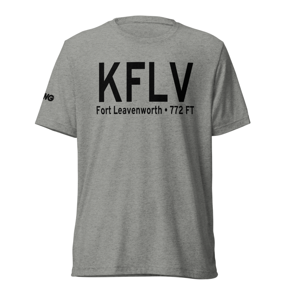 Sherman Army Air Field (KFLV) ICAO Tri-blend T-Shirt 