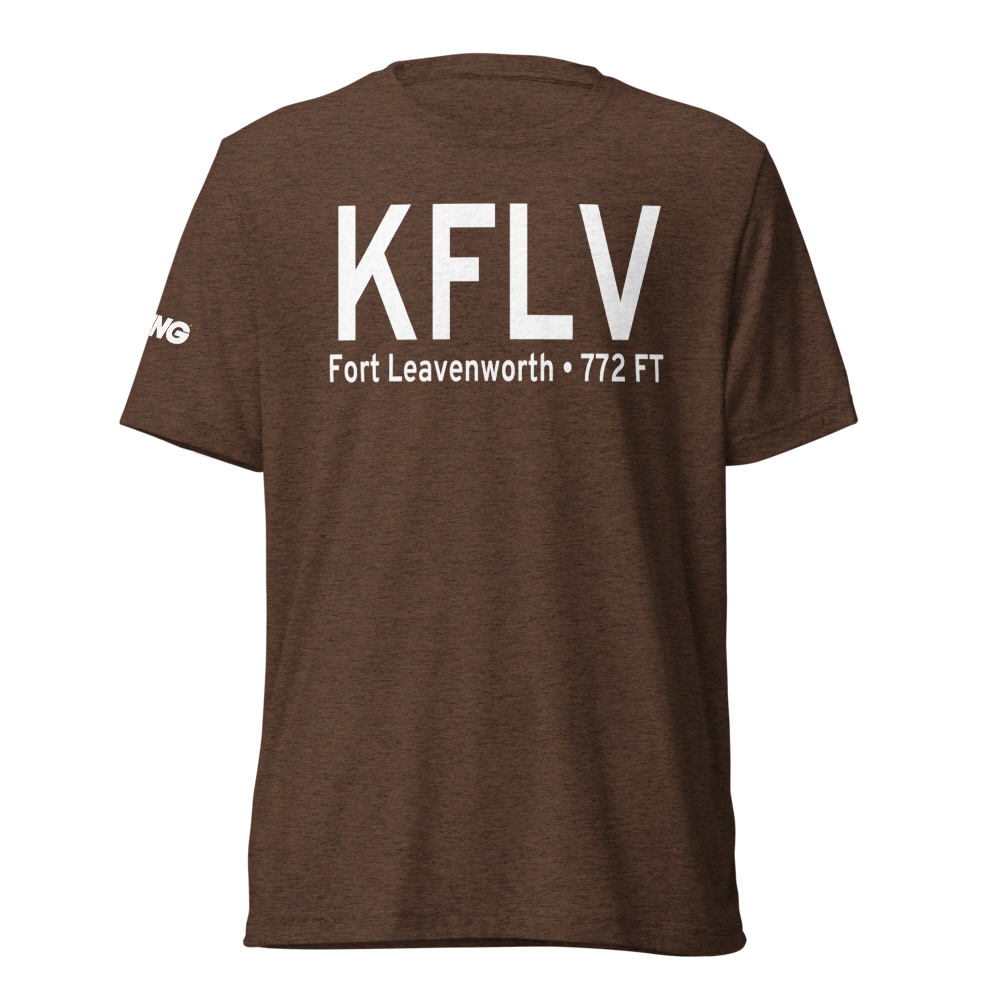 Sherman Army Air Field (KFLV) ICAO Tri-blend T-Shirt 