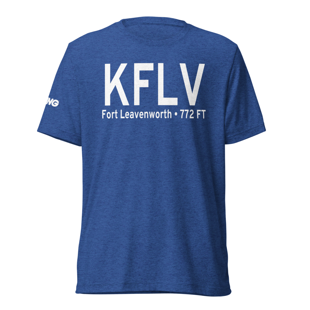 Sherman Army Air Field (KFLV) ICAO Tri-blend T-Shirt 