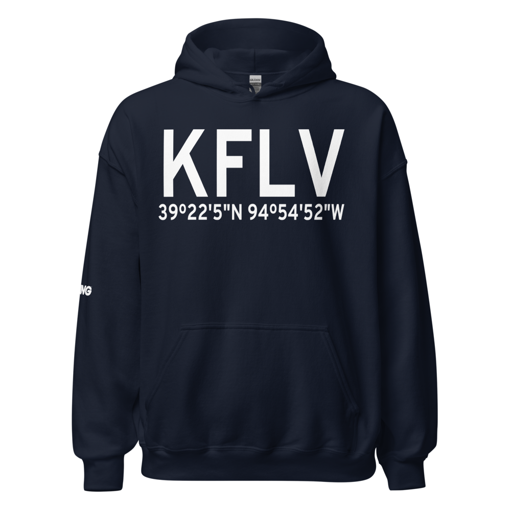 Sherman Army Air Field (KFLV) ICAO Hoodie Sweatshirt 