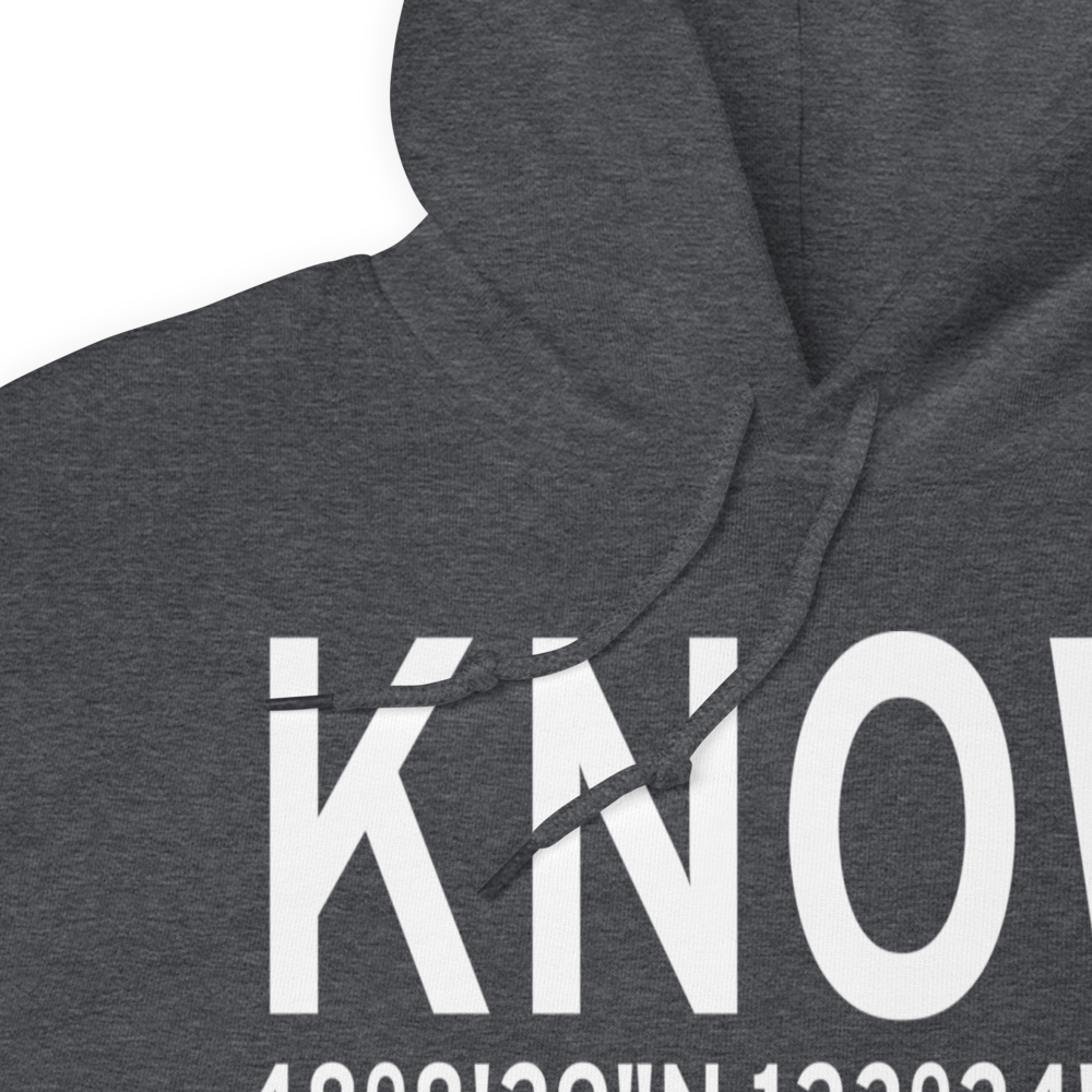 Port Angeles Cgas Airport (KNOW) ICAO Hoodie Sweatshirt 