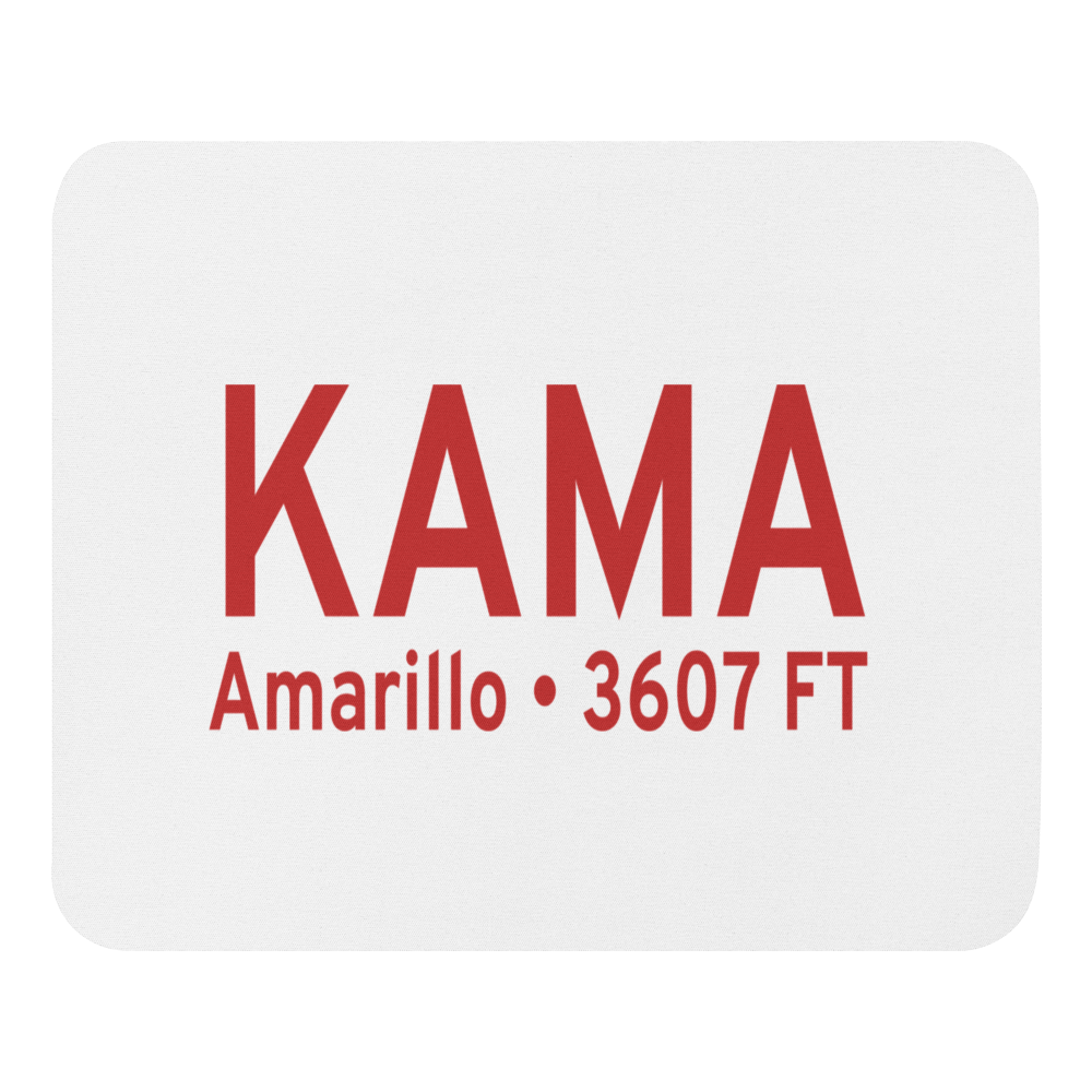 Rick Husband Amarillo International Airport (KAMA) ICAO  Mouse Pad 