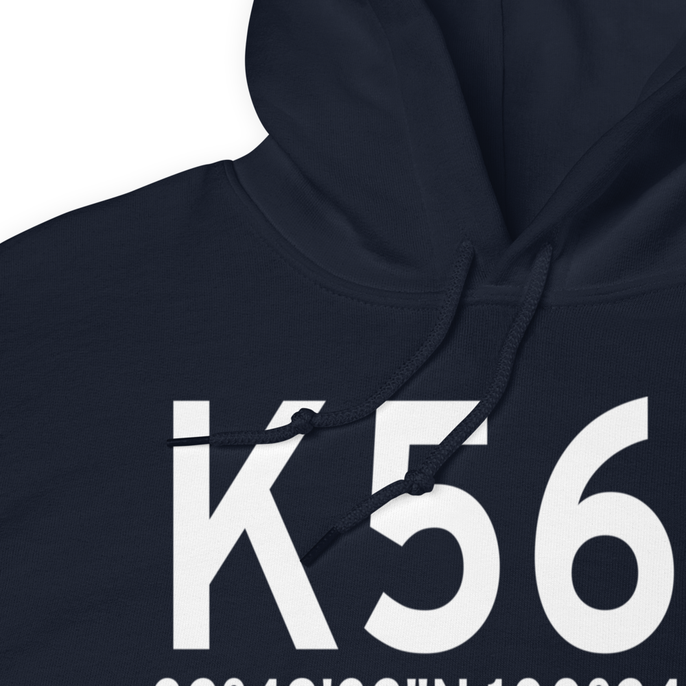 Fisher County Airport (K56F) ICAO Hoodie Sweatshirt 