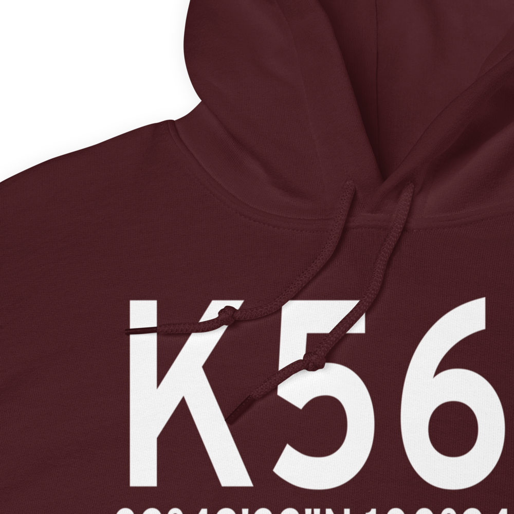 Fisher County Airport (K56F) ICAO Hoodie Sweatshirt 