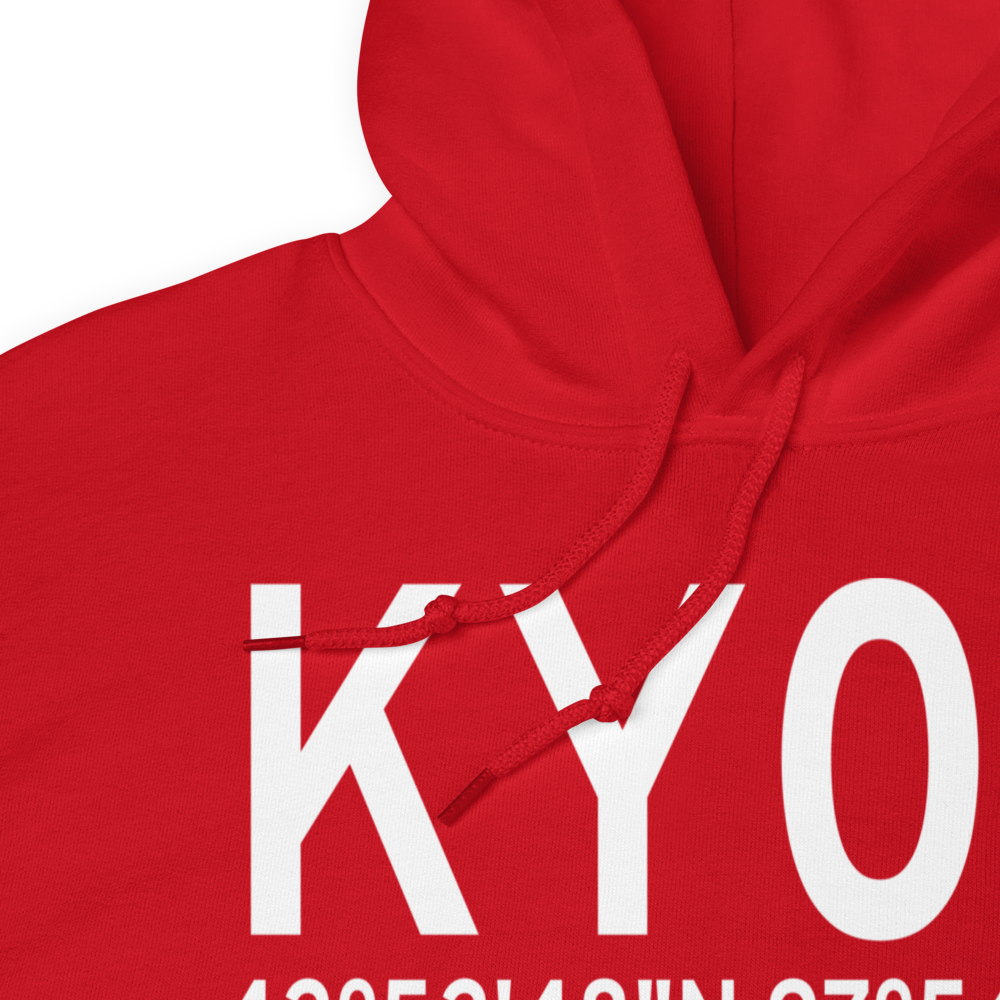 Springfield Municipal Airport (KY03) ICAO Hoodie Sweatshirt 