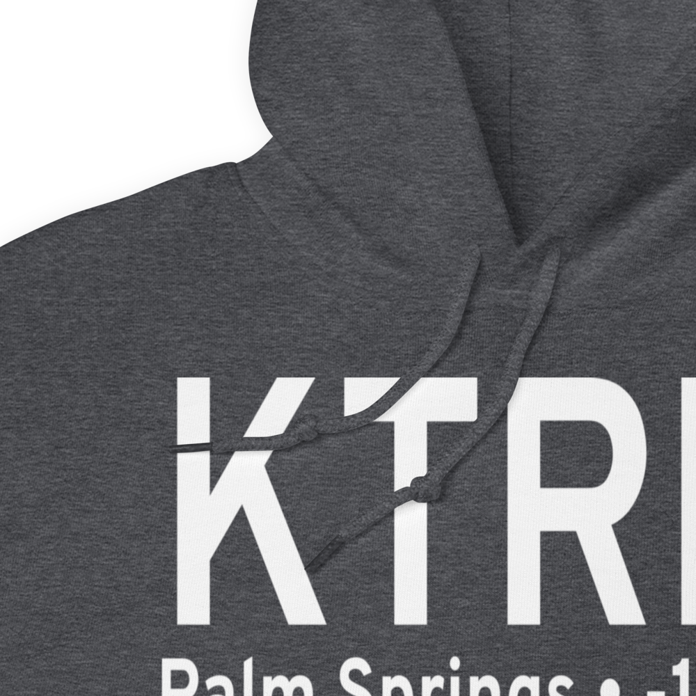 Jacqueline Cochran Regional Airport (KTRM) ICAO Hoodie Sweatshirt 