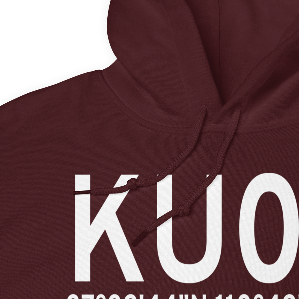 Bullfrog Basin Airport (KU07) ICAO Hoodie Sweatshirt 