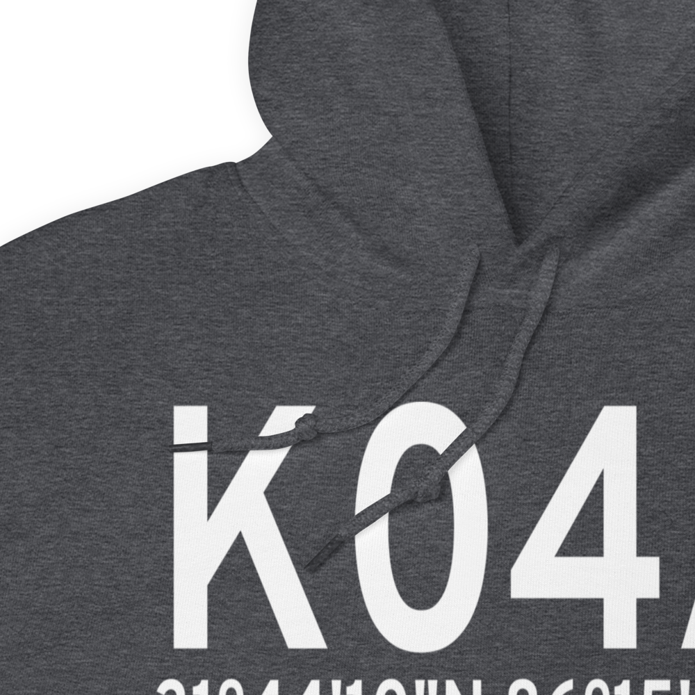 Frank Sikes Airport (K04A) ICAO Hoodie Sweatshirt 