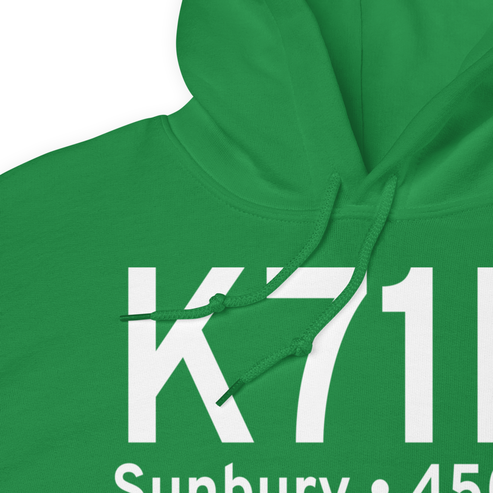 Sunbury Airport (K71N) ICAO Hoodie Sweatshirt 