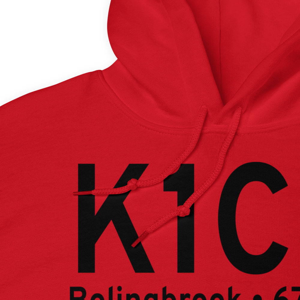Bolingbrook's Clow International Airport (K1C5) ICAO Hoodie Sweatshirt 