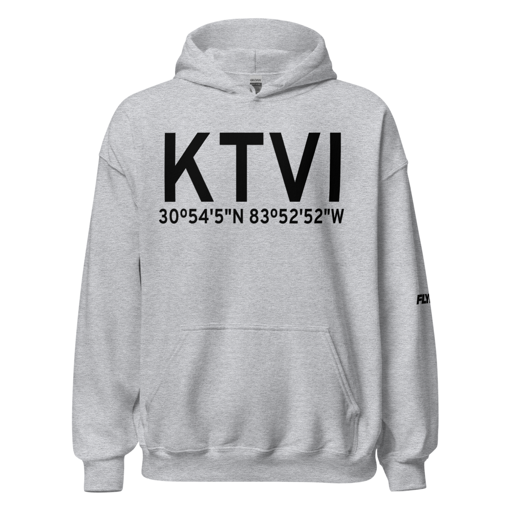 Thomasville Regional Airport (KTVI) ICAO Hoodie Sweatshirt 